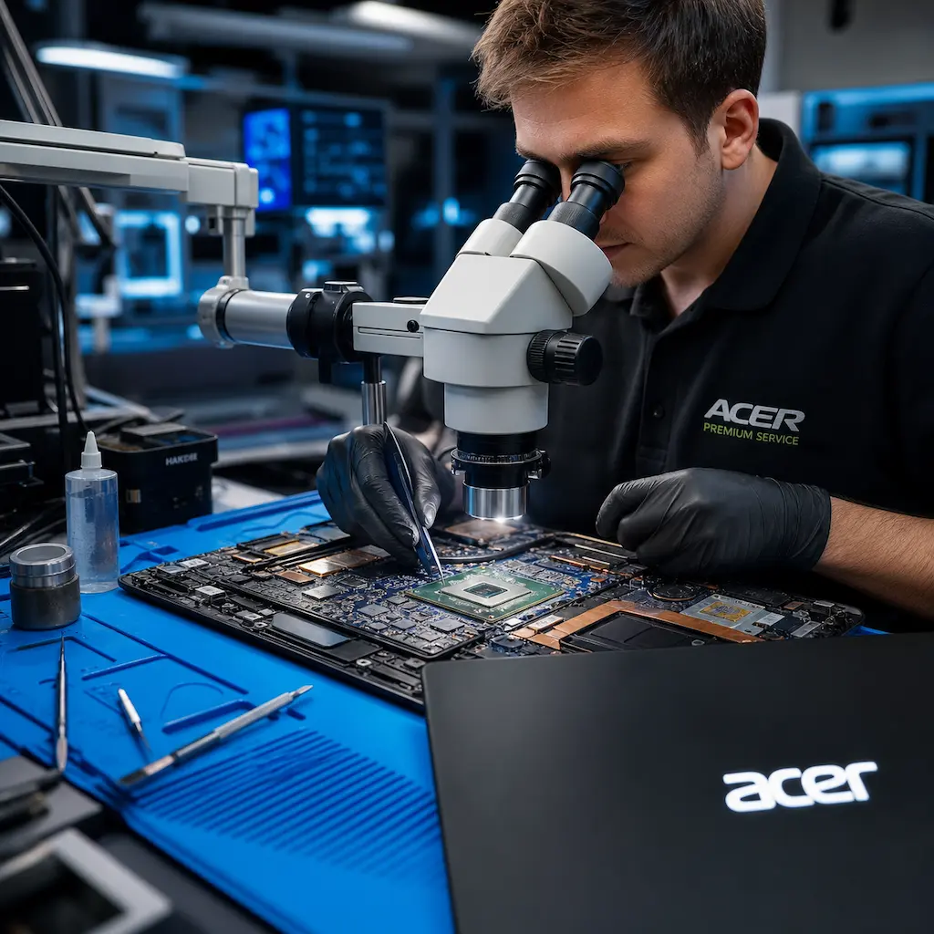 Замена видеокарты ноутбука Acer в Азове