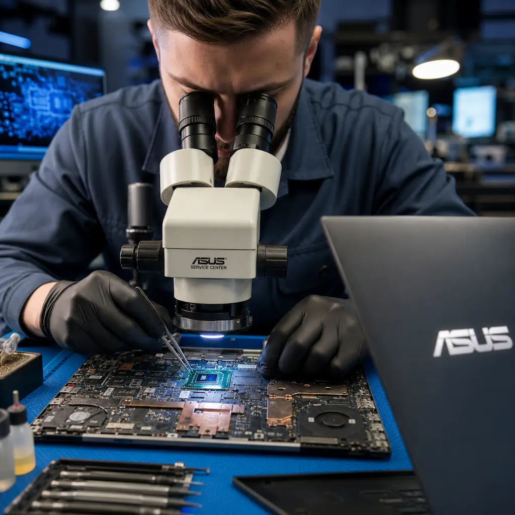 Замена видеокарты ноутбука Asus в Азове