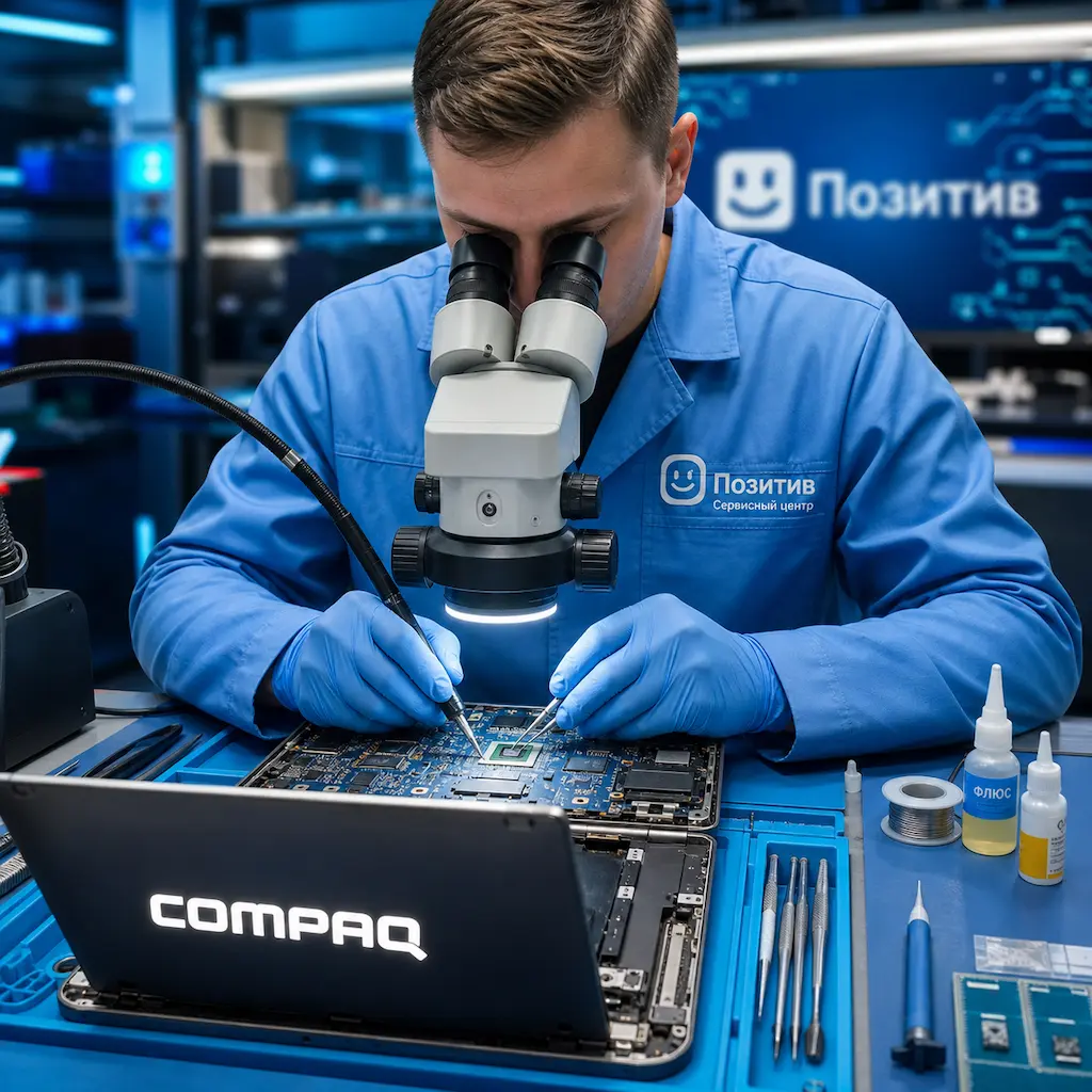 Замена видеокарты ноутбука Compaq в Азове