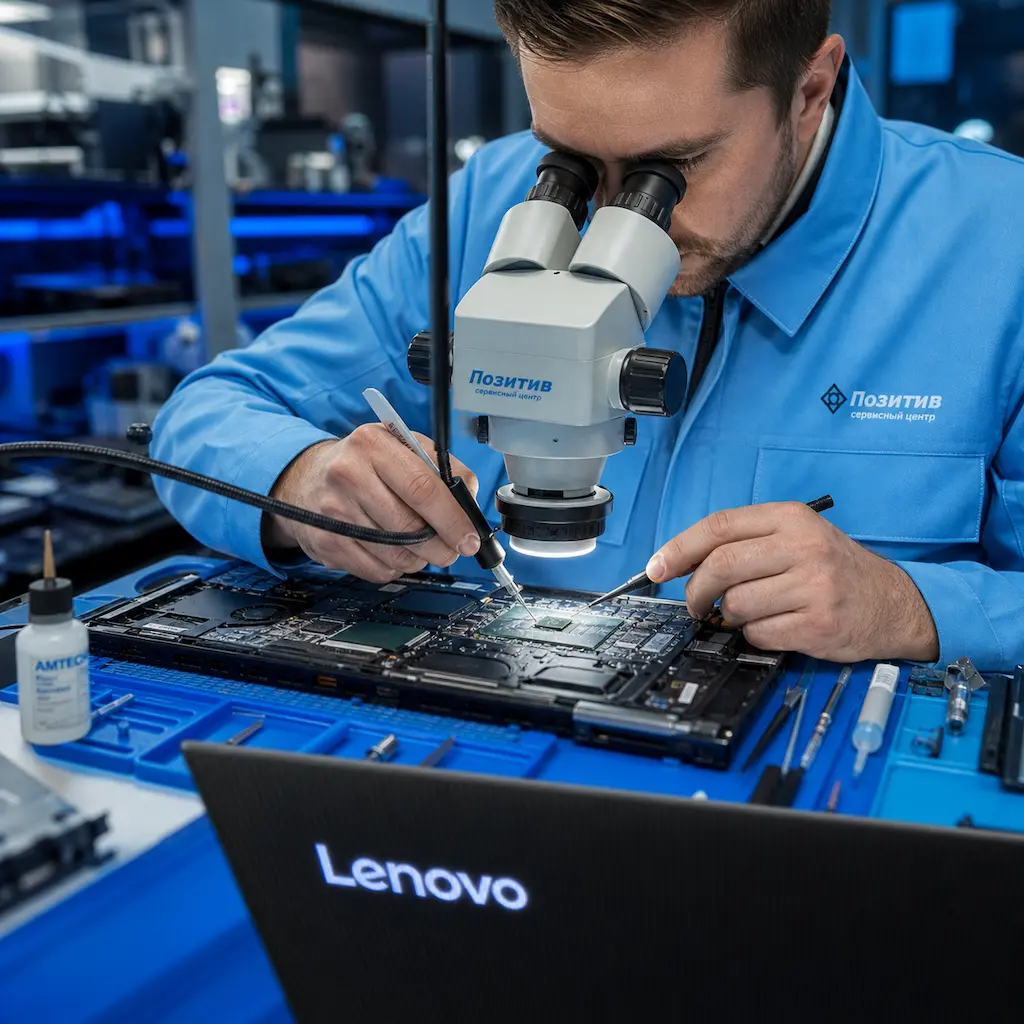 Замена видеокарты ноутбука Lenovo в Азове