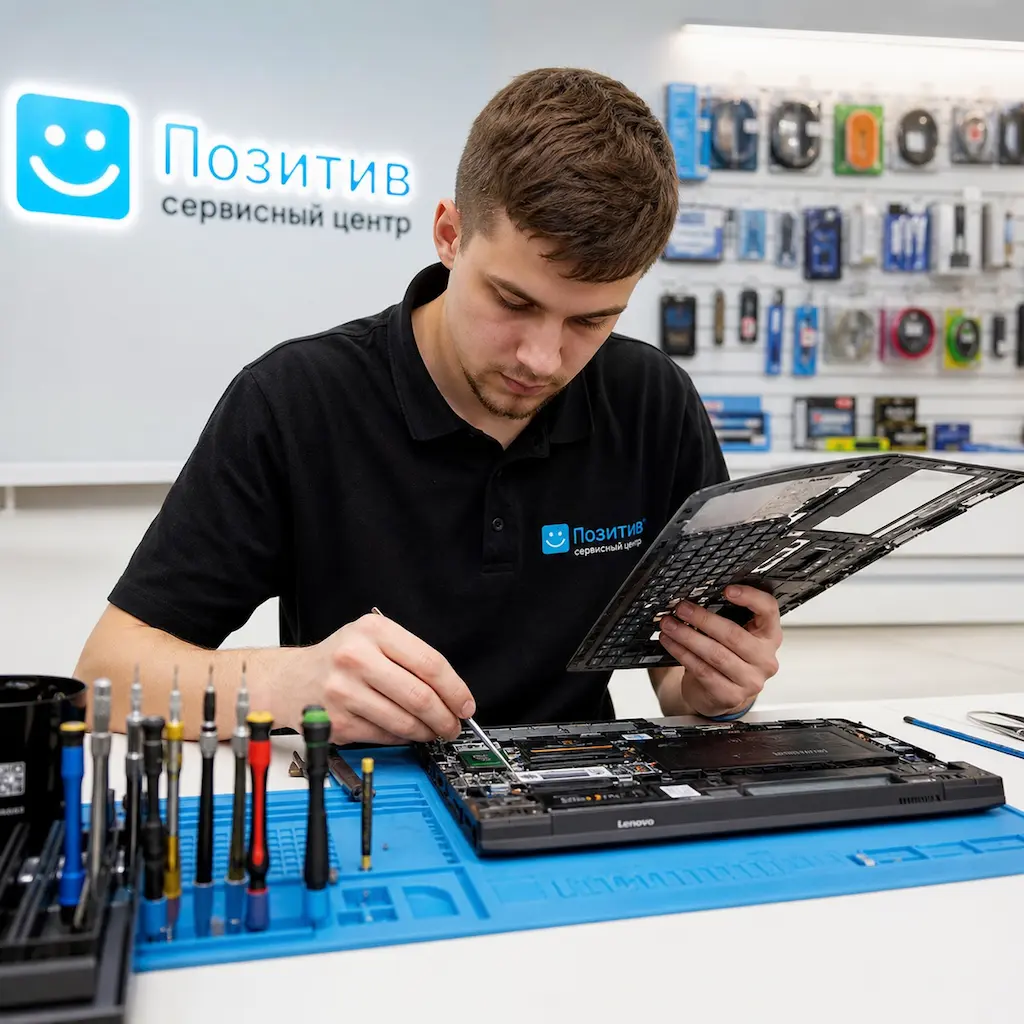 заменить клавиатуру на ноутбуке Lenovo в Азове