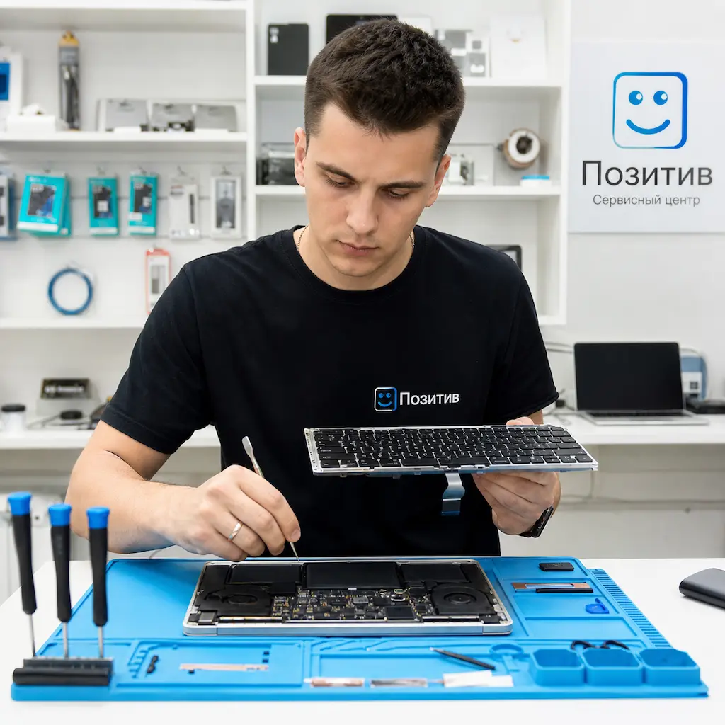 заменить клавиатуру на Apple Macbook в Азове