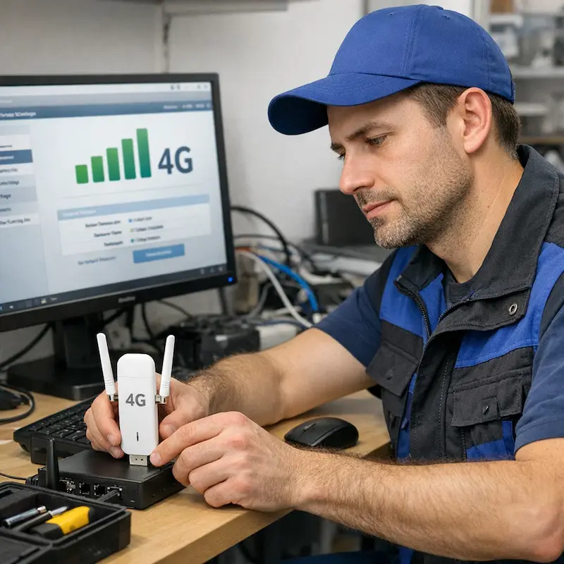 Настройка LTE модема в Азове