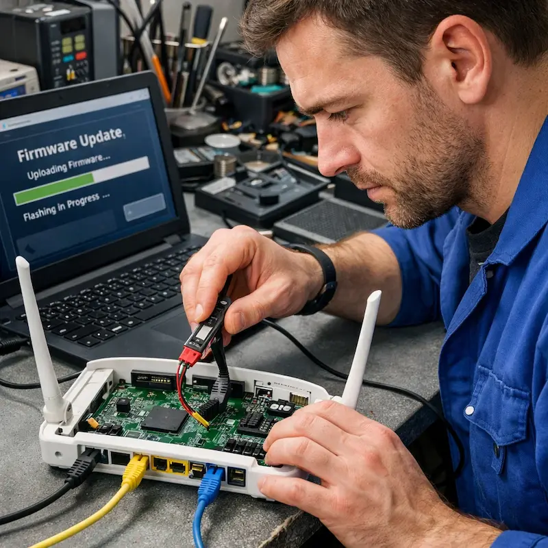 Обновление прошивки роутера в Азове