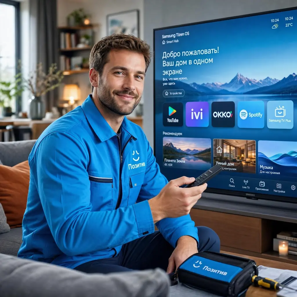 Настройка Smart TV в Азове