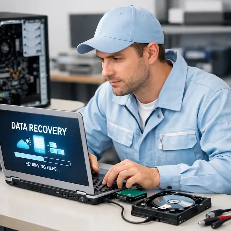 Восстановление данных и файлов в Азове