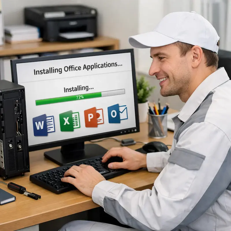 Установка и настройка программ на компьютере в Азове